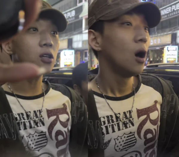 래퍼 양홍원(27)이 결혼 닷새 만에 불륜설에 휩싸인 가운데 사건 당일 그의 모습이 담긴 영상이 공개됐다./ 사진=plot_music 인스타그램