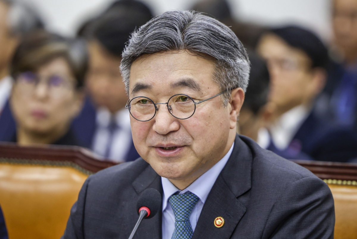 윤호중 행정안전부 장관이 26일 서울 여의도 국회에서 열린 행정안전위원회 종합감사에서 질문에 답하고 있다. /사진=뉴시스