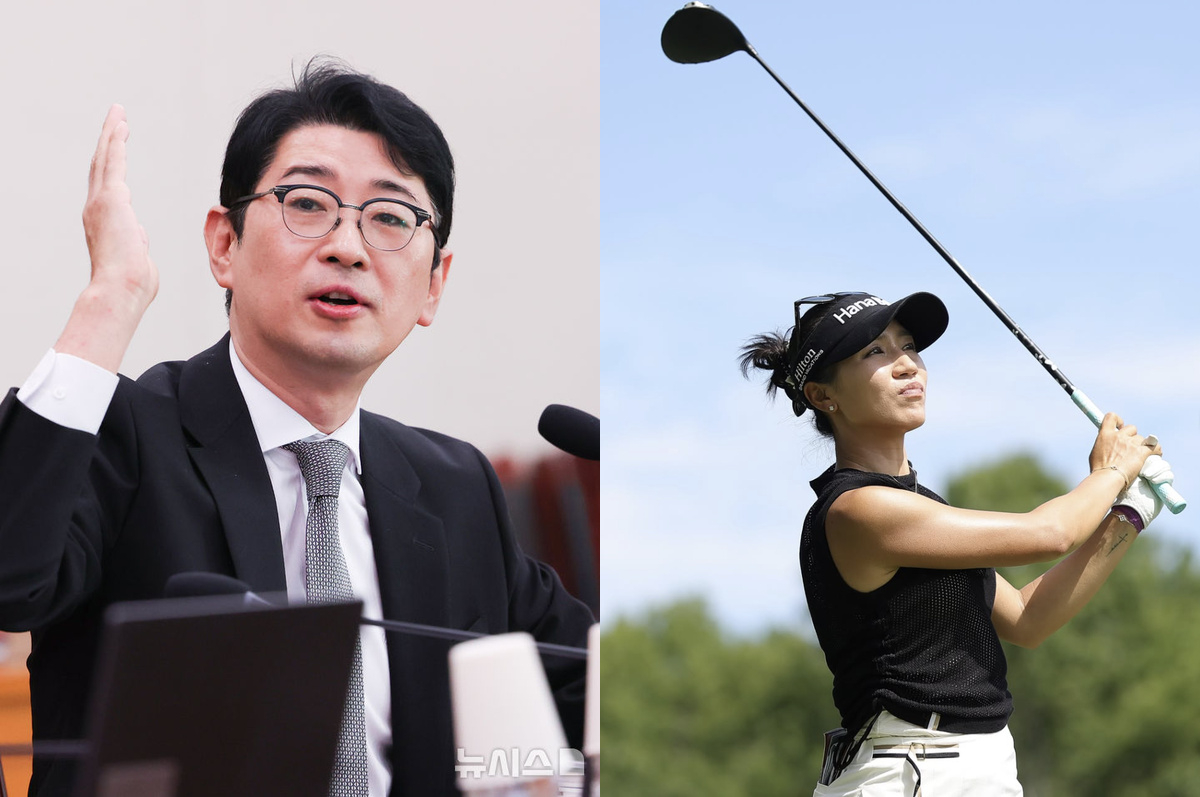 프로골퍼 리디아 고가 김혜경 여사에게 골프 레슨을 해줬다는 의혹을 전면 부인하며 법적 대응을 예고했다. 주진우 국민의힘 의원(사진 왼쪽)과 리디아 고./사진=뉴시스, 리디아고 SNS(소셜미디어) 인스타그램 화면 갈무리.