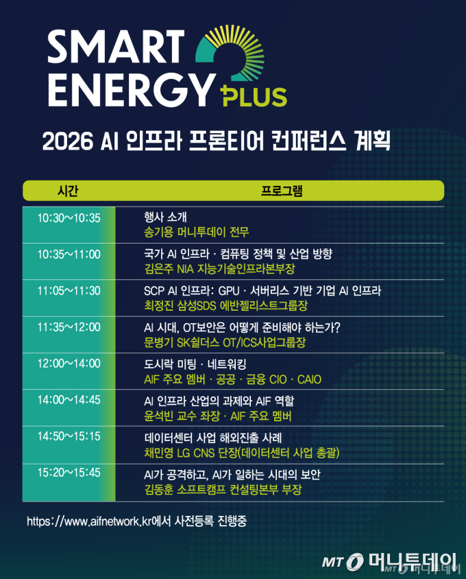2026 AI 인프라 프론티어 컨퍼런스 계획/그래픽=김현정