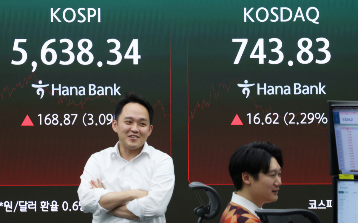 머니투데이 - 코스피 5638.34 급반등 마감…美 앤트로픽 훈풍에 외인 복귀