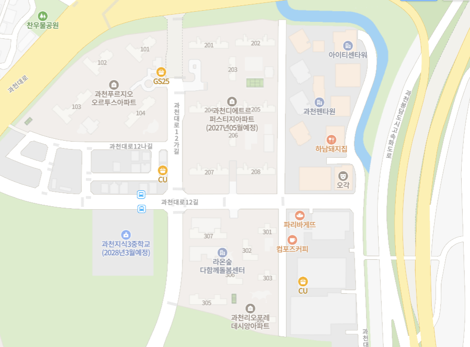 해당 아파트 위치도/사진제공=네이버 지도 캡쳐