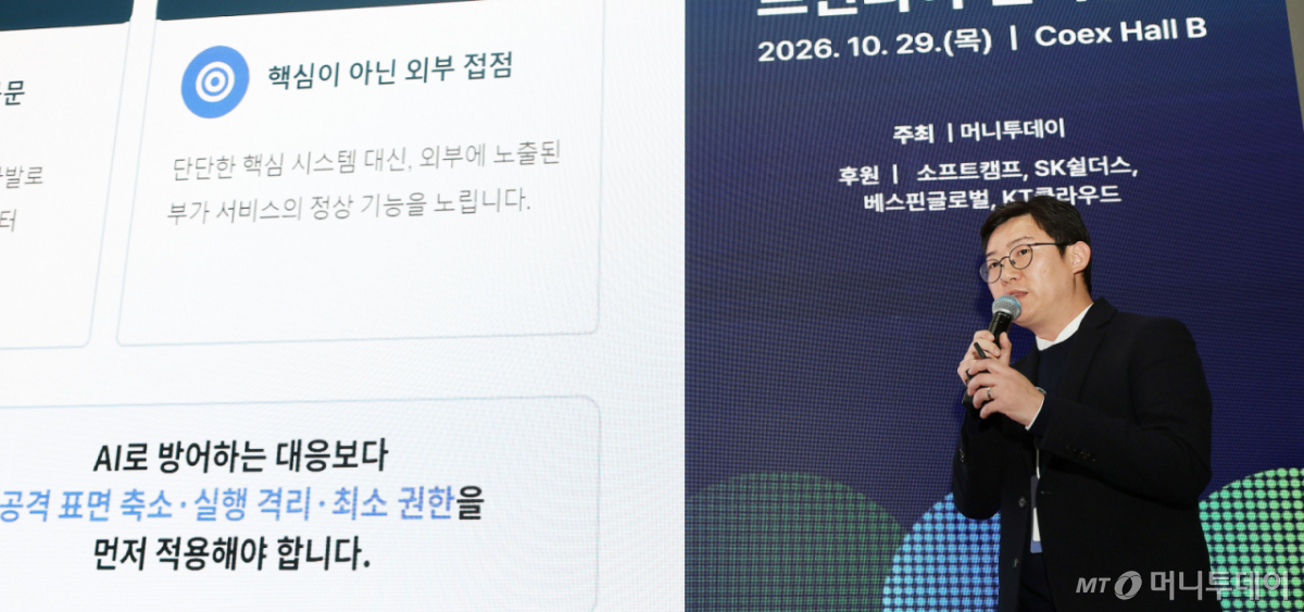 Kim Dong-hoon, head of the Consulting Division at Softcamp / MoneyToday
