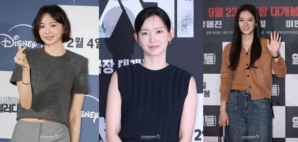 영화 ‘내부자들: 악인들의 탄생’(가제)에 합류한 금새록(왼쪽부터) 신현빈 박주현, 사진=스타뉴스DB