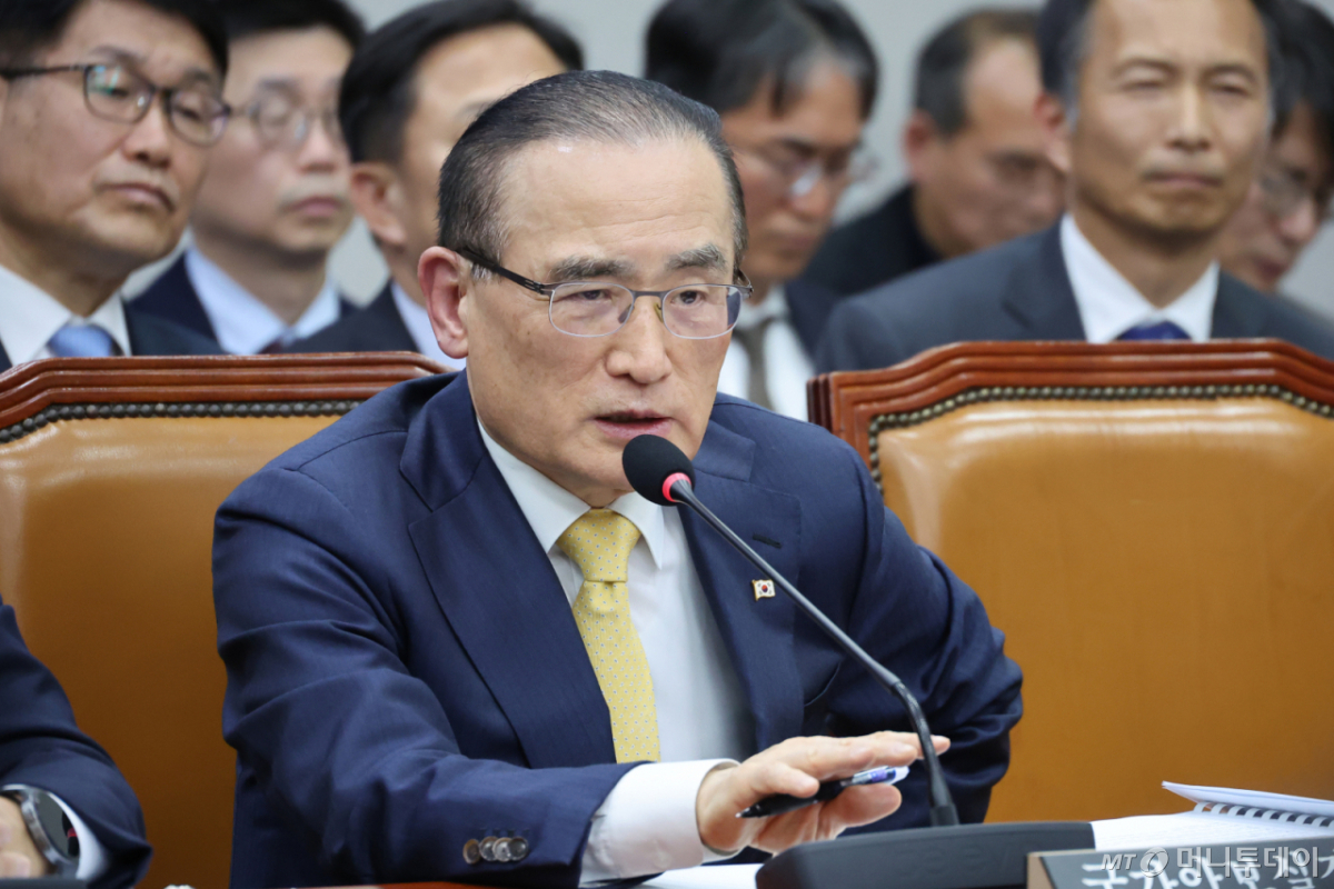 (서울=뉴스1) 신웅수 기자 = 위성락 국가안보실장이 29일 서울 여의도 국회에서 열린 국회운영위원회의 대통령 비서실 등에 대한 국정감사에서 의원 질의에 답변하고 있다. 2026.10.29/뉴스1 Copyright © 뉴스1. All rights reserved. 무단 전재 및 재배포, AI학습 이용 금지. /사진=(서울=뉴스1) 신웅수 기자