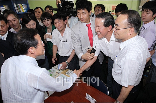 [사진]박재완-홍준표-허창수 '민생물가 잡아봅시다'