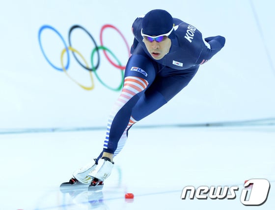 [사진][소치2014]빙속 남자 10,000m 이승훈의 역주