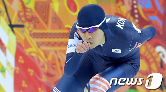 [사진][소치2014]이승훈 '빙속 집중'
