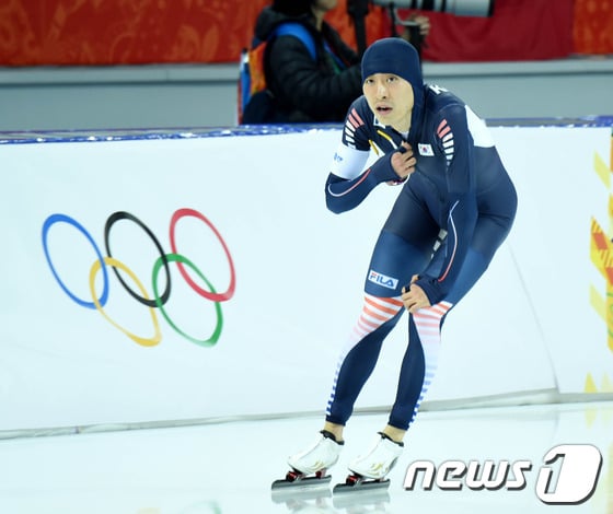 [사진][소치2014]이승훈 '2연패는 실패했지만'