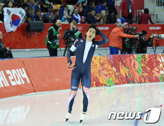 [사진][소치2014]이승훈 '최선을 다한 4위'