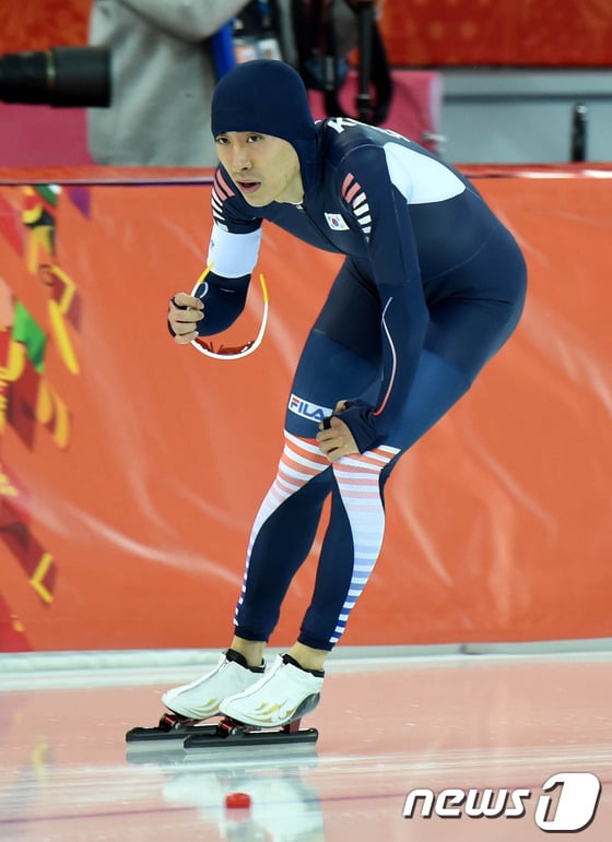 [사진][소치2014]이승훈, 4위로 男10000m 마무리
