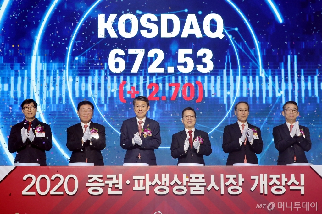 [사진]코스닥 2.70p 오른 672.53 개장