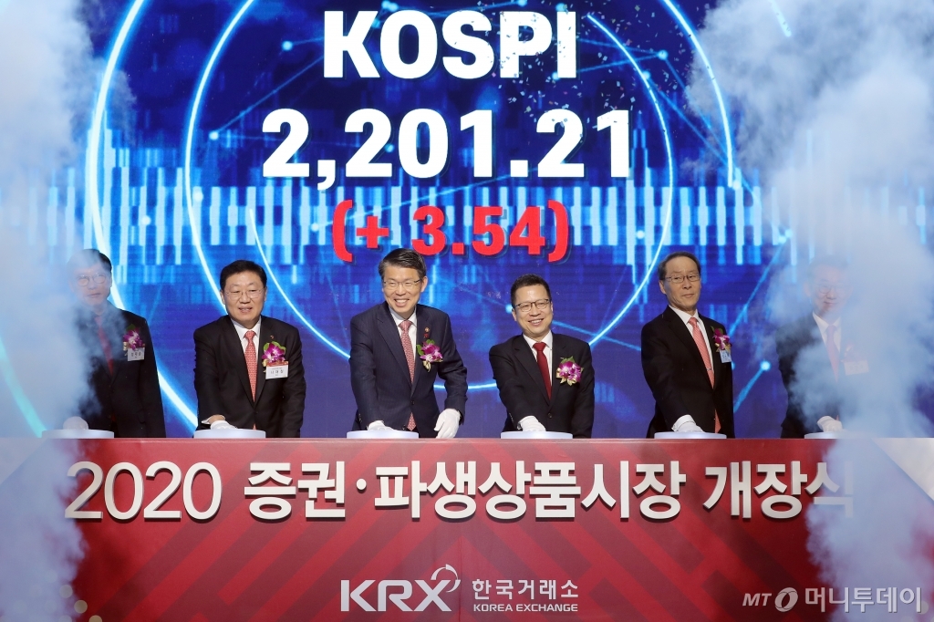 [사진]새해 첫 코스피 2,201.21 개장