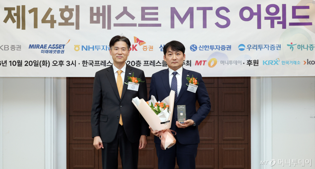 [사진]미래에셋증권 'MTS 어워드' 대상 수상