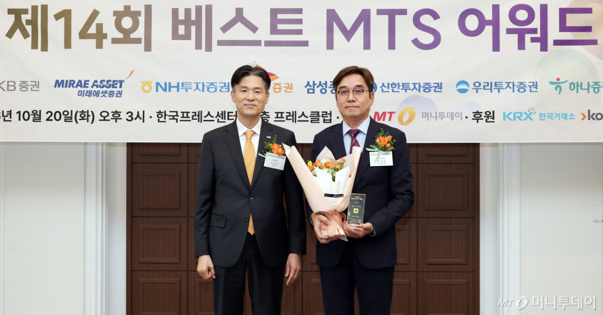 [사진]NH투자증권 'MTS 어워드' 대상 수상