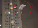 중국 인플루언서 고층 낙하산 점프 논란