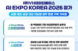 YH데이타베이스, AI EXPO KOREA 2026서 'AI 보안 솔루션' 선봬