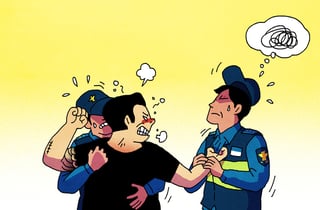 만취한 40대 아빠, 학교 찾아가 대걸레 난동…"체험학습 왜 안 보내줘"