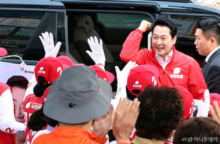 장동혁, 경기 남부 돌며 양향자 지원사격…"추미애 그림자도 안보여"