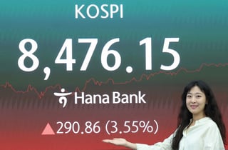 코스피, 8470선 돌파… 기관 2.4조원 순매수에 사상 최고치 경신