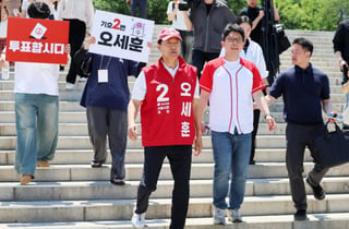 오세훈 "이 대통령 견제할 마지막 선거…목동 재건축 계속 챙길 것"