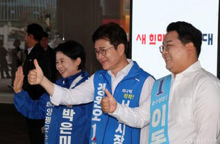 'D-2' 정원오, 청량리부터 한강벨트까지 한 걸음 더…"막판 투표 독려"