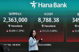 코스피 사상 첫 8700대 안착…시총 첫 7000조 돌파