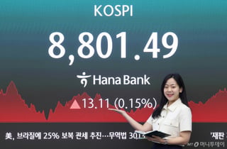 "돈 벌고 가요" 6조 던진 외인, 개인이 받았다...8800피, 또 최고치 경신