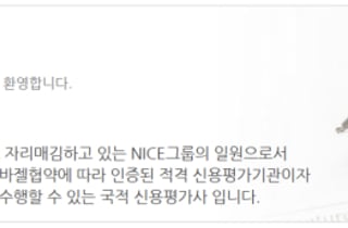 [단독]NICE신용평가, 평가·영업간 정보 공유…차이니스월 위반 의혹