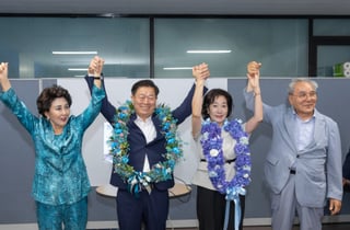 '중단 없는 발전' 선택한 광명시민들…3선 성공 박승원 "성과로 보답"