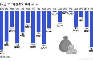 또 5.6조 던졌다...외국인, 코스피 19일 연속 '팔자' 환율도 '쑥'