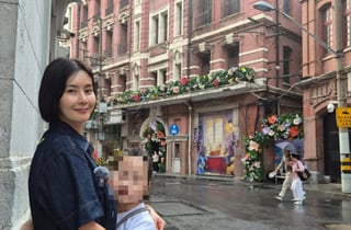 최정윤, '5살 연하' 재혼 후 행복 일상…딸 데리고 상하이 여행