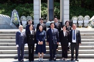 시흥시의회, 제71회 현충일 추념식 참석…호국영령 숭고한 뜻 기려