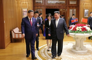 '비핵화' 사라진 북중정상회담…"경제·군사 교류 확대"