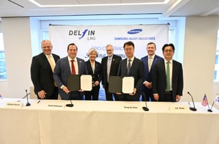 삼성중공업, 美 사상 첫 '해상 FLNG' 사업 본계약 서명