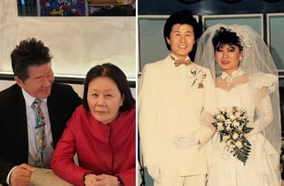 태진아, '치매 투병' 옥경이 웨딩드레스 입은 결혼사진 공개...추억 소환