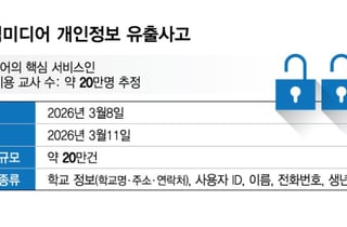[단독]초등교사 거의 다 털렸다…아이스크림미디어 20만건 유출 결론