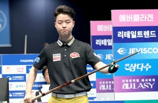 '19세 당구천재' 김영원, '상금 5억원 돌파'에 1승 남았다... 상대는 '베트남 자존심' 응오딘나이 [정선 현장]