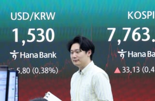 하루 400P 롤러코스터…코스피 7763.95 강보합 마감