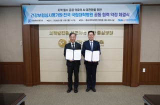 국립대병원 10곳, 심평원과 'AI 대전환' 맞손…"연구·개발 협력"