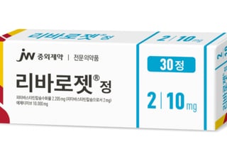 JW중외제약 '리바로젯', 이상지질혈증 2제 복합제 시장 "매출 1위"