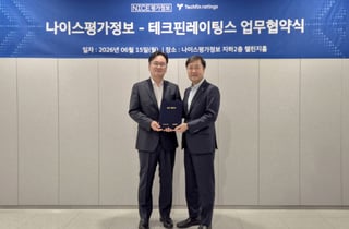 테크핀레이팅스·나이스평가정보 "중소기업 위한 생산적금융 지원"