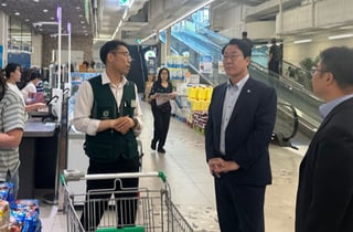 정명근 화성시장 '종량제 봉투' 품귀 우려에 현장행