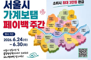 동네시장서 장 보면 최대 3만원 환급…서울시, 120개 전통시장 행사