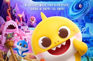관람객 모두 '아기상어'가 될 기회...이달 18일부터 DDP서 매일 만난다