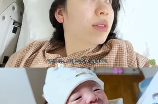 김진경, 월드컵 간 ♥김승규 없이 출산…"가족 비난 말아라"