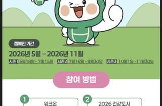 산림청, '2026 건강도시 도장찍기여행' 진행