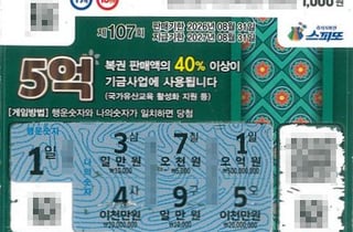 당첨되는 꿈 여러번 꿨다…아내에게 "긁어봐" 건넨 복권 '5억' 잭팟