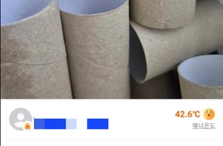 "이걸 누가 사?" 했는데 예약 중…다 쓴 휴지심 100개 9000원에 팔렸다