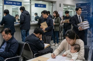 [르포]성과급, 불장은 남 얘기..."회생법원 북적" 법인파산 역대 최고